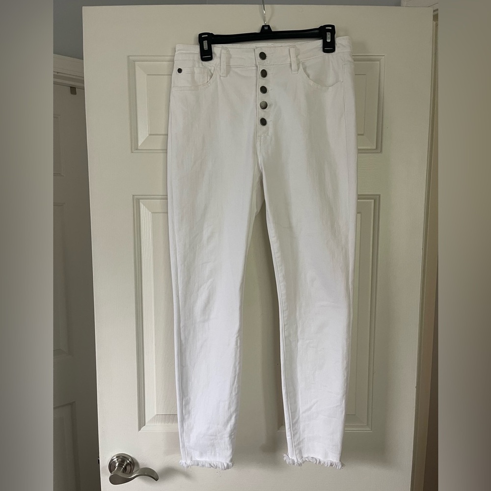 Pink Lily white jeans NWOT